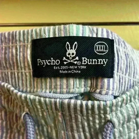 Psycho Bunny multicolor men's shorts. - Picture 3 of 4